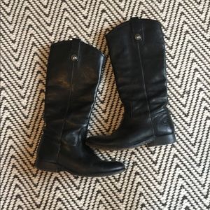 Frye Melissa button boots size 8 black